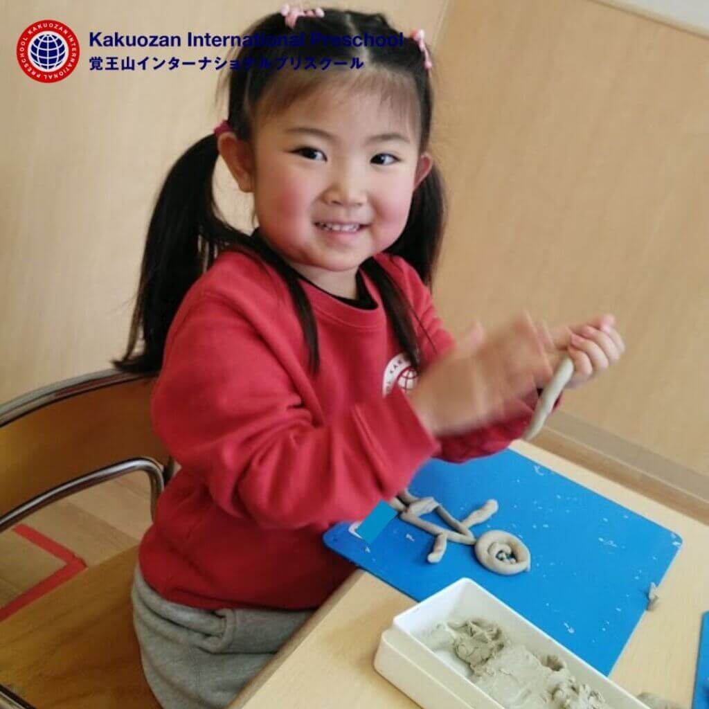Green Hummingbirds Create with Playdough