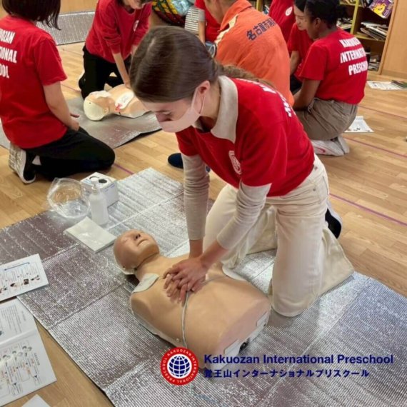 KIPS Staff do CPR and First Aid Training