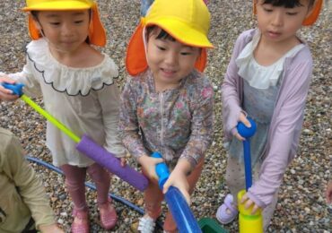初めての水遊びも大成功！🌊💙Preschool Water Fight at Yokiso Park～
